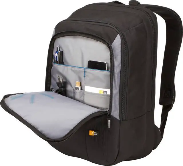 Alt view image 7 of 7 - Case Logic VNB-217BLACK Value 17-Inch Laptop Backpack (Black)