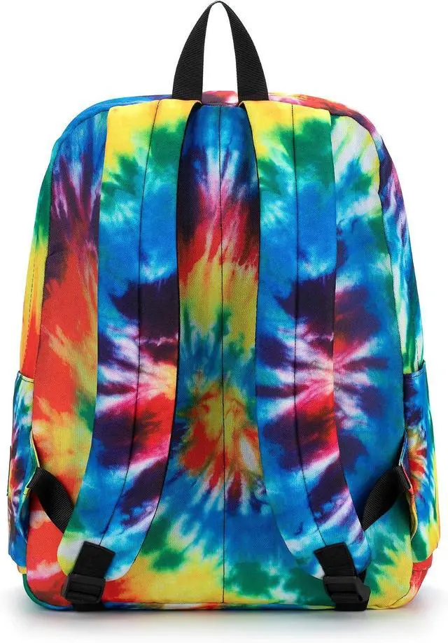 Alt view image 7 of 7 - Super Real Business Bluetooth Speaker Backpack with 20-Watt Speakers & Subwoofer for Parties/Festivals/Beach. Rechargeable, Works with iPhone & Android (Tie Dye)