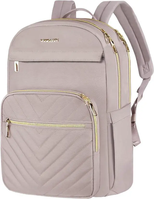 Main image of VANKEAN 15.6 Inch Laptop Backpack for Women Large Capacity Waterproof | Waterproof Backpacks Stylish Travel Bags Casual Daypacks for College, Business