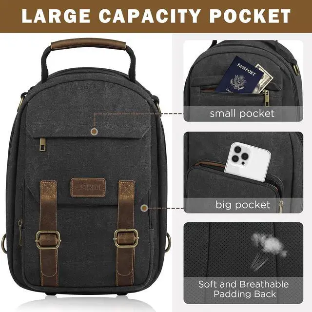Alt view image 6 of 6 - SMRITI Hard Carrying Case Compatible with VR Headsets Virtual Reality and Touch Controllers Accessories, Large Portable Protection Backpack for Travel and Home Storage