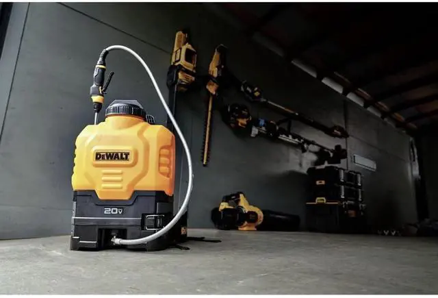 Alt view image 6 of 7 - DEWALT 20V* Lithium-ion Battery Powered Backpack (Tool Only), 4 Gallons