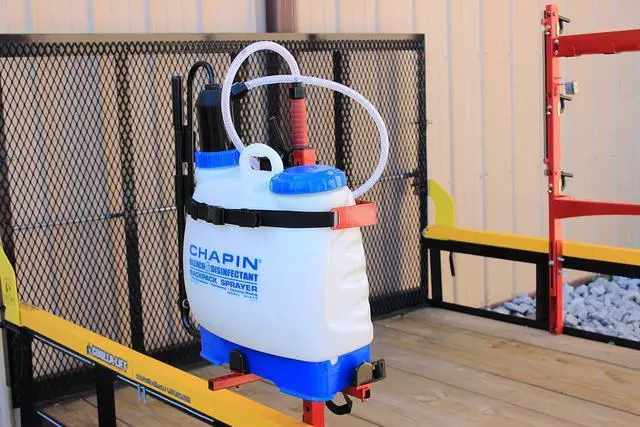 Alt view image 2 of 3 - Jungle Jim's Jungle Sprack Secure Adjustable Backpack Sprayer Rack for Open or Enclosed Trailers Wall Mount Option for Ultimate Flexibility