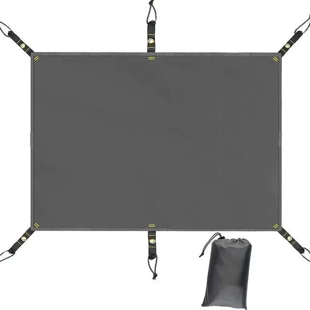Main image of Tent Footprint Waterproof PU 3000 Easy Set up Heavy Duty Ultralight Tent Footprint for Camping,Hiking, Backpacking, Hammock, Beach Grey