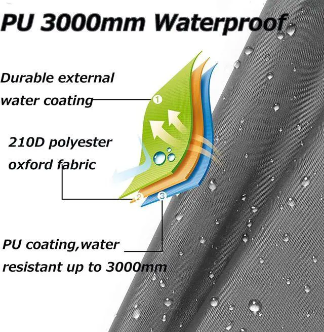 Alt view image 3 of 6 - Tent Footprint Waterproof PU 3000 Easy Set up Heavy Duty Ultralight Tent Footprint for Camping,Hiking, Backpacking, Hammock, Beach Grey