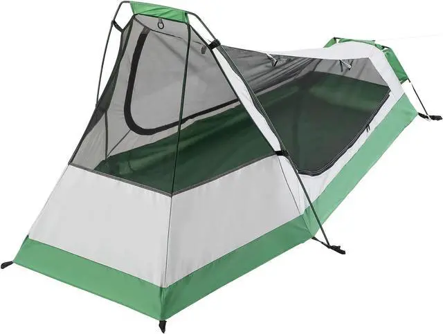 Alt view image 5 of 7 - GEERTOP Ultralight Solo Bivy Tent, 1 Person Backpacking Tent for Camping | Lightweight & Waterproof Solo Tent, Aluminum Poles, Double-Wall, for Camping, Hiking, Hunting, Motorcycle Adventures