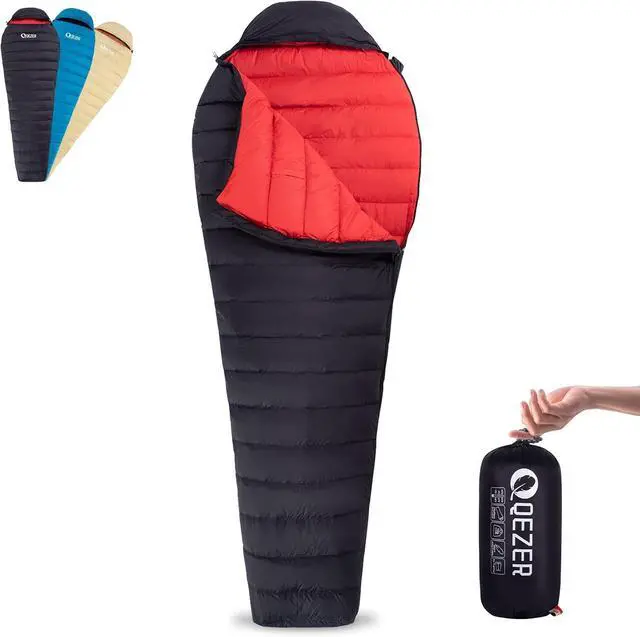 Main image of Ultralight Down Sleeping Bag for Adults, 600 Fill Power Backpacking | Warm And Cold Weather, 600 Fill Power Down, Compact Carry, Hiking Camping Backpacking