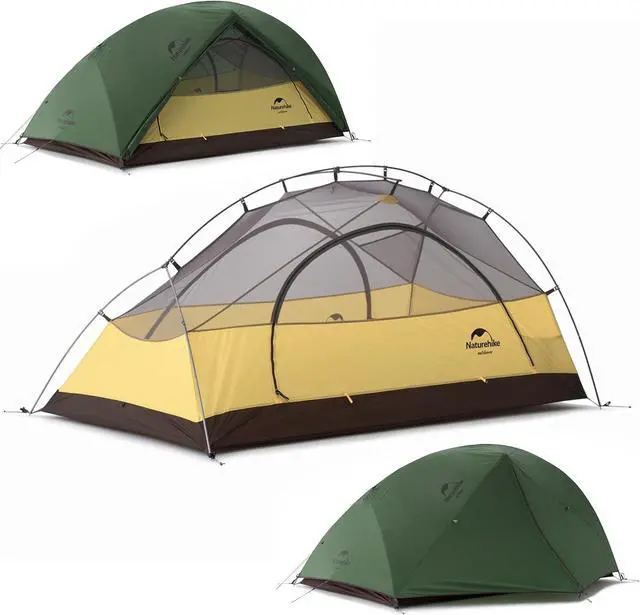 Main image of Naturehike Star River 2 Person Backpacking Tent, Lightweight Waterproof 2 Person Camping Tent, Double Layer Two Person Tents for Camping, Hiking, Cycling