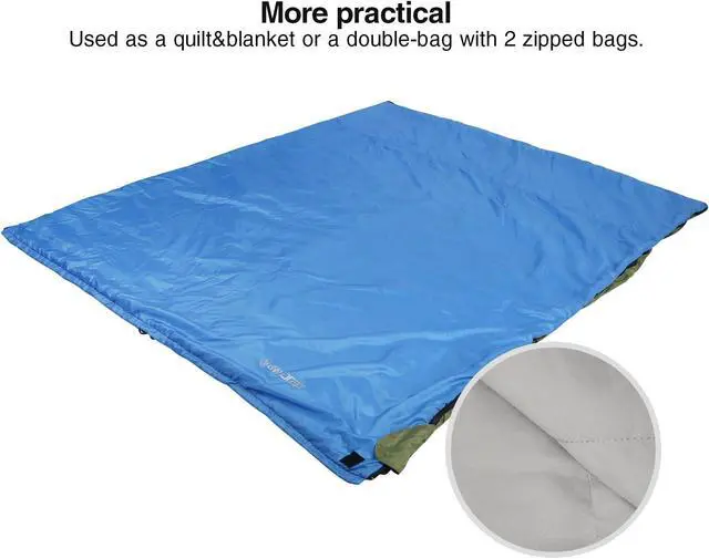 Alt view image 4 of 7 - REDCAMP Ultra Lightweight Sleeping Bag for Backpacking, Hiking, Comfort for Adults Warm Weather, with Compression Sack