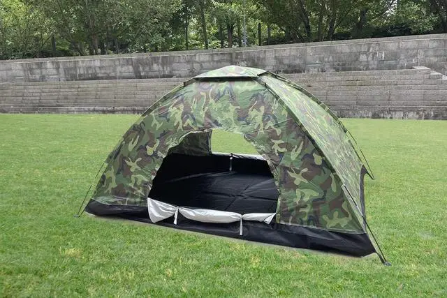 Main image of Sutekus Camping Tent Lightweight Backpacking Tent Camouflage Outdoor Equipment for Camping Hiking Biking Trip Upgraded Large Space