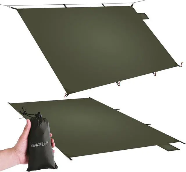 Main image of Onewind Ultralight Tent Footprint, 4000mm Waterproof Silnylon Groundsheet | Lightweight Small Camping Tarp for Backpacking Hiking and Thru-Hiking, 98" *55"