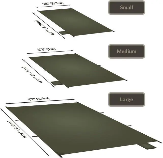 Alt view image 6 of 6 - Onewind Ultralight Tent Footprint, 4000mm Waterproof Silnylon Groundsheet | Lightweight Small Camping Tarp for Backpacking Hiking and Thru-Hiking, 98" *55"