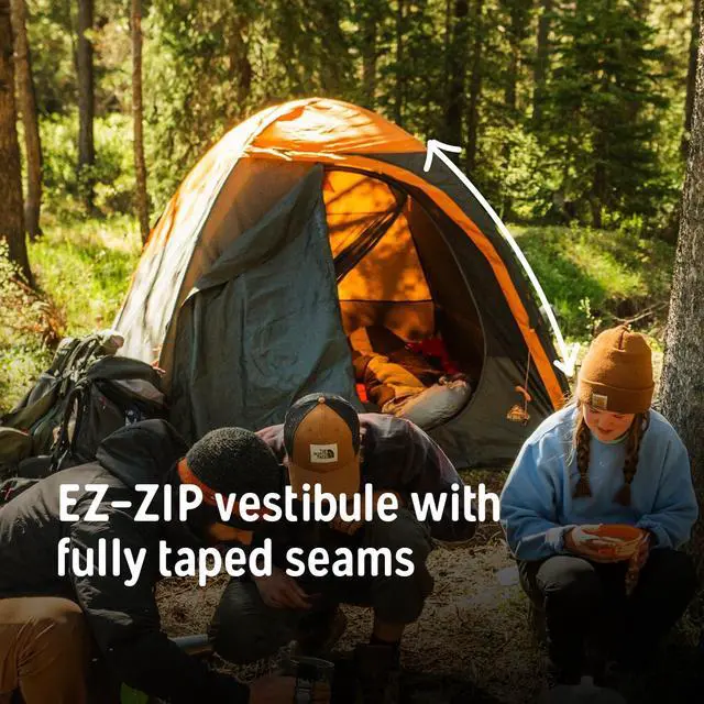 Alt view image 6 of 7 - Kelty Grand Mesa 2P or 4P Backpacking Tent 3 Season Camping, Thru Hiking Shelter, Aluminum Pole Frame, Single Door + Vestibule Model