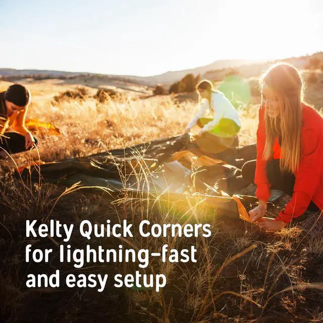 Alt view image 7 of 7 - Kelty Grand Mesa 2P or 4P Backpacking Tent 3 Season Camping, Thru Hiking Shelter, Aluminum Pole Frame, Single Door + Vestibule Model