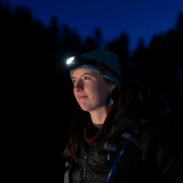 Alt view image 5 of 7 - Head Lamp - Comfortable, Waterproof Headlamp Rechargeable with Bright LED, 85h Runtime, Red Mode - Outdoor Use, Hiking, Backpacking - 300 Lumens