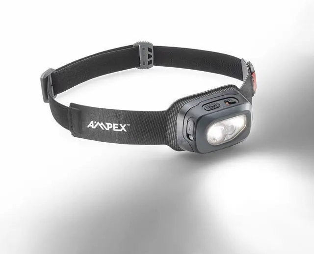 Alt view image 6 of 7 - Head Lamp - Comfortable, Waterproof Headlamp Rechargeable with Bright LED, 85h Runtime, Red Mode - Outdoor Use, Hiking, Backpacking - 300 Lumens