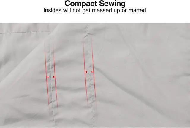 Alt view image 7 of 7 - REDCAMP Ultra Lightweight Sleeping Bag for Backpacking, Hiking, Comfort for Adults Warm Weather, with Compression Sack