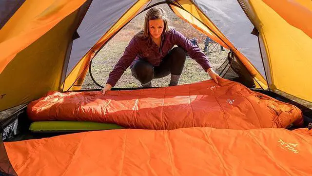Alt view image 7 of 7 - TETON Sports ALTOS, 20 Degree and 0 Degree Sleeping Bag for Adults, Lightweight Warm Mummy Sleeping Bag for Camping, Hiking, Backpacking