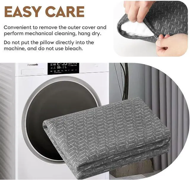 Alt view image 4 of 6 - Small Shredded Memory Foam Pillow, Camping Pillow Travel Pillow - Compressible Medium Firm, Breathable Cover, Ideal Backpacking Hiking, Airplane and Car