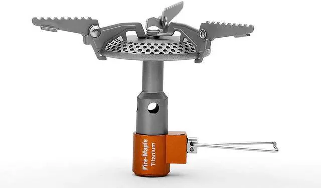 Main image of Fire-Maple FMS-116T Portable Stove Ultra Light Titanium Backpacking Stove | Sturdy Wide Burner Fits Large Pots, Powerful 2300W Flame, Titanium Build at Just 48g, Folds Tiny with Case