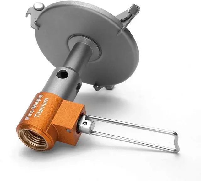 Alt view image 4 of 6 - Fire-Maple FMS-116T Portable Stove Ultra Light Titanium Backpacking Stove | Sturdy Wide Burner Fits Large Pots, Powerful 2300W Flame, Titanium Build at Just 48g, Folds Tiny with Case