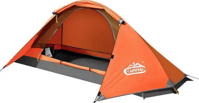 Main image of 1 Person Tent for Camping Hiking Mountain Hunting Backpacking Tents 4 Season Resistance to Windproof Rainproof and Waterproof