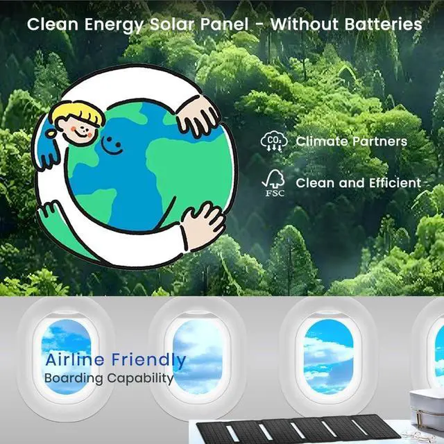 Alt view image 6 of 7 - FlexSolar 40W Foldable Solar Panel Charger, USB-C USB-A & DC Outputs | Waterproof portable solar charger for camping, hiking, backpacking; works with phones, power banks and tablets