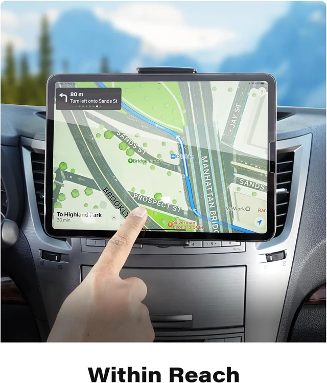 Alt view image 3 of 7 - APPS2Car Sturdy CD Slot Tablet Car Mount Holder for 4.7-11" iPad iPhone