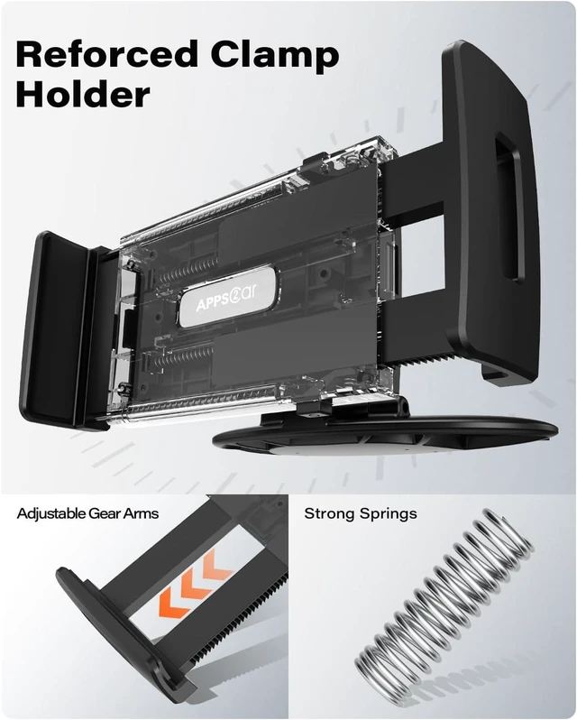 Alt view image 6 of 7 - APPS2Car Sturdy CD Slot Tablet Car Mount Holder for 4.7-11" iPad iPhone