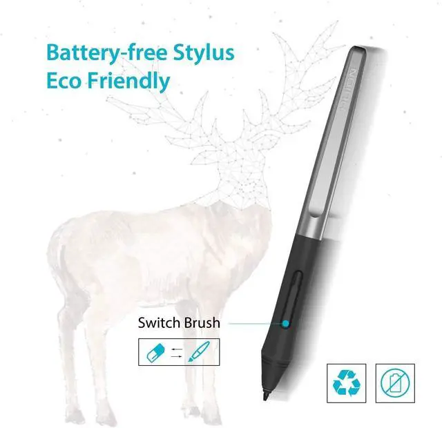 Alt view image 2 of 7 - HUION PW100 Battery-Free Stylus