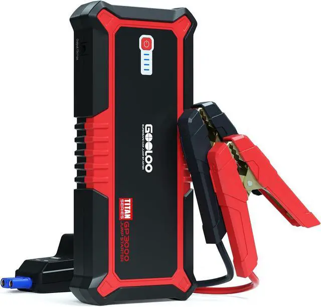 Main image of GOOLOO GP3000 Jump Starter, 3000A Peak Car Starter (9L Gas or 7L Diesel)