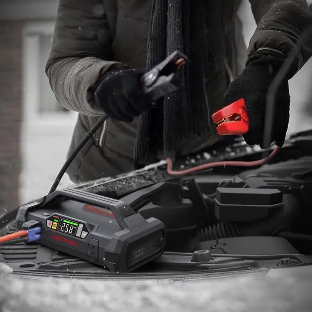 Alt view image 2 of 7 - LOKITHOR JA301 Jump Starter with Air Compressor(8.0L Gas & 6.0L Diesel)