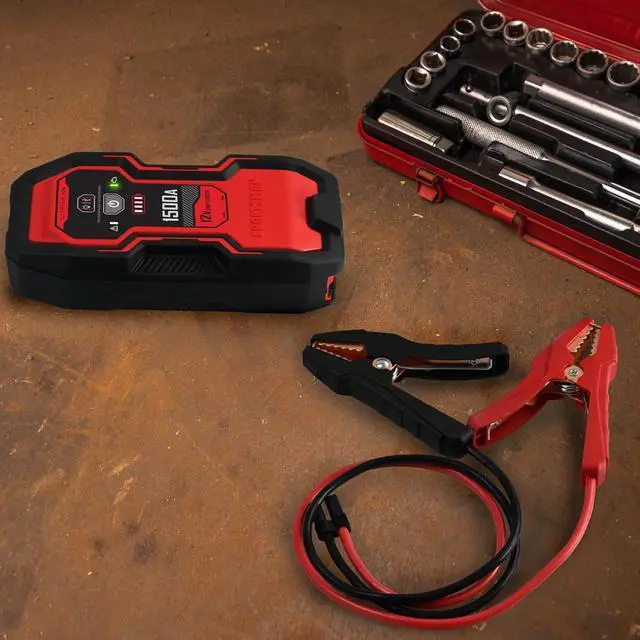 Alt view image 5 of 7 - CRAFTSMAN Portable Car Battery Jump Starter & Power Bank, 12V CMXCESM264