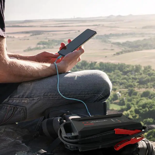 Alt view image 4 of 7 - Schumacher Electric Portable Car Battery Jump Starter & Power Bank SL1653