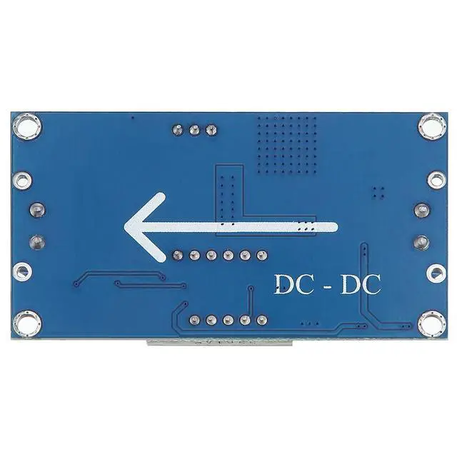 Alt view image 6 of 7 - 4 Pieces Adjustable LM2596S DC-DC Buck Converter Reduced Voltage Regulator Power Module 36V 24V 12V to 5V 2A Voltage Stabilizer with Digital Voltmeter Display