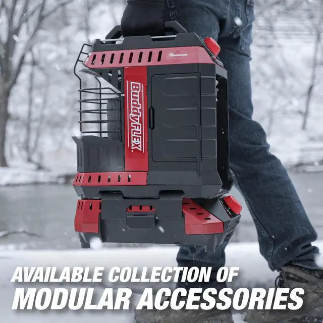 Alt view image 5 of 7 - Mr. Heater Buddy FLEX 11,000 BTU Radiant Propane Indoor/Outdoor Space Heater