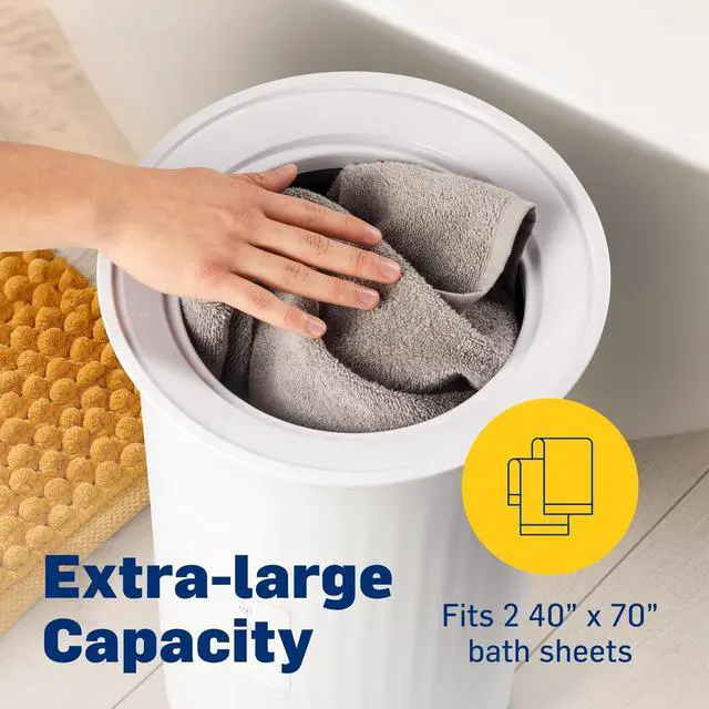 Alt view image 2 of 7 - Live Fine Towel Warmer | Bucket Style Luxury Heater with LED Display, Adjustable Timer, Auto Shut-Off | Fits 40 x 70 Oversized Towel