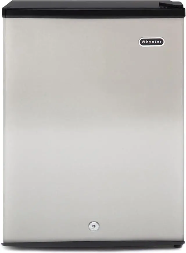 Main image of Whynter Upright Freezer 2.1 Cu Ft Lock, Mini Freezer, Stainless CUF-210SS