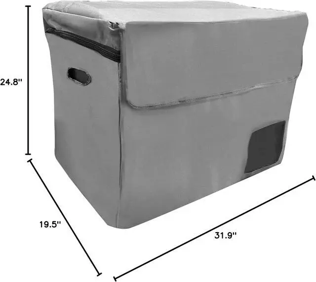 Alt view image 5 of 5 - Whynter FM-901TBG FM-901DZ Portable Refrigerator and Deep Freezer Chest Transit Bag, Gray
