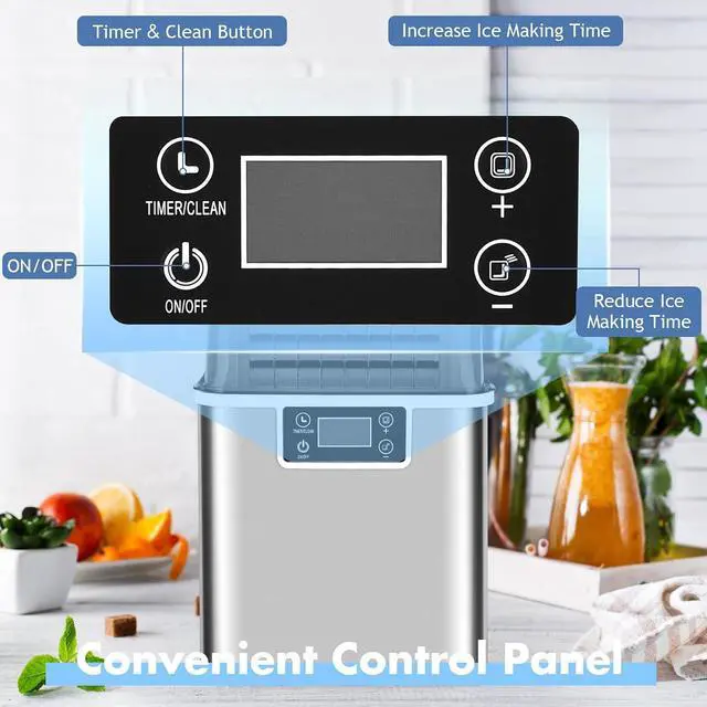 Alt view image 4 of 7 - ARLIME Countertop Ice Maker, Portable Self-Cleaning Ice Machine