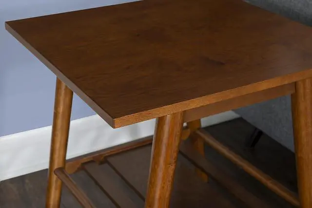Alt view image 4 of 7 - Linon Mid Century Walnut Melissa Coffee Table