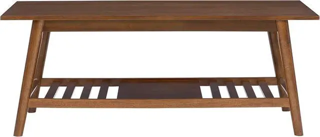 Alt view image 5 of 7 - Linon Mid Century Walnut Melissa Coffee Table