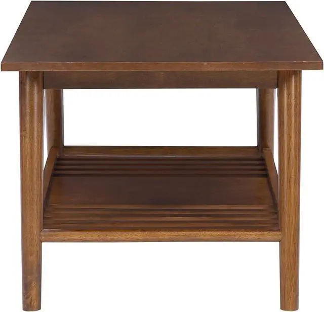 Alt view image 6 of 7 - Linon Mid Century Walnut Melissa Coffee Table