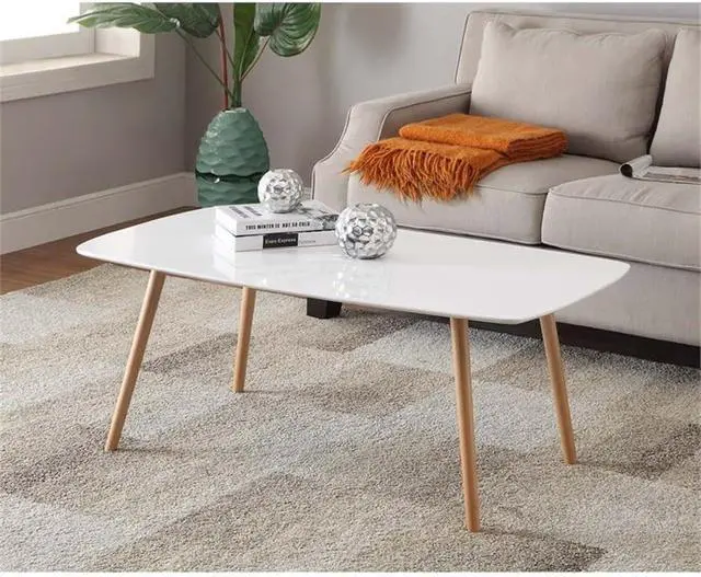 Alt view image 2 of 3 - Convenience Concepts Oslo Coffee Table, White