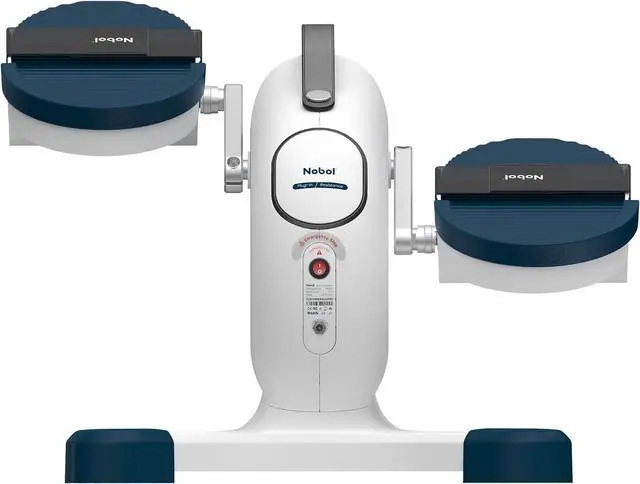 Alt view image 2 of 7 - Nobol PhysioPedal® Motorized Under Desk Exercise Bike for Seniors & Adults Electric Pedal Exerciser with Remote, Adjustable Speeds & Resistance, LED Display, Portable Seated Leg & Arm Pedaler