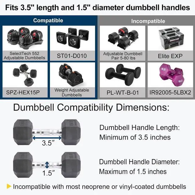 Alt view image 6 of 7 - Dumbbell to Barbell Converter, Transform Dumbbells to Barbell Bar, Dumbbell Barbell Converter for Home Gym, Adjustable to 200 lb Capacity