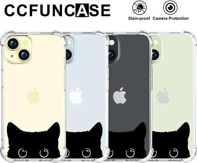 Alt view image 3 of 7 - for iPhone 15 Case (Black Cat Art)
