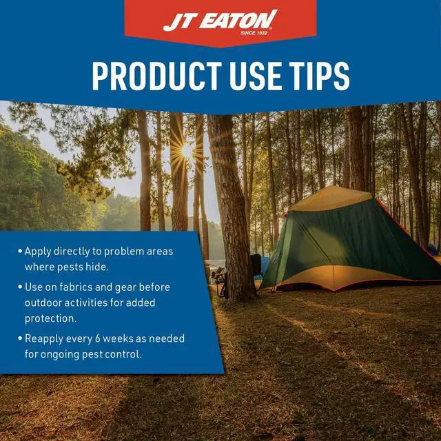 Alt view image 3 of 7 - JT Eaton Water-Based Insecticide Spray for Bed Bugs, Ticks, and Mosquitos, Quart Bottle