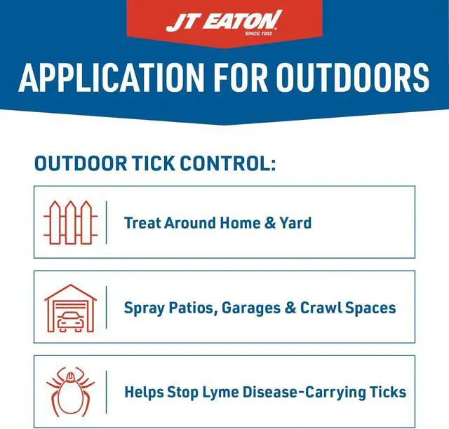 Alt view image 5 of 7 - JT Eaton Water-Based Insecticide Spray for Bed Bugs, Ticks, and Mosquitos, Quart Bottle