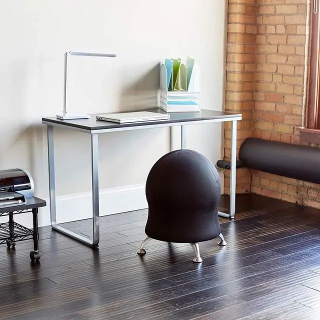 Alt view image 2 of 6 - Safco Zenergy Ball Chair, Active Seating, Anti-Burst, Inflatable Chair for Home Office and Classroom