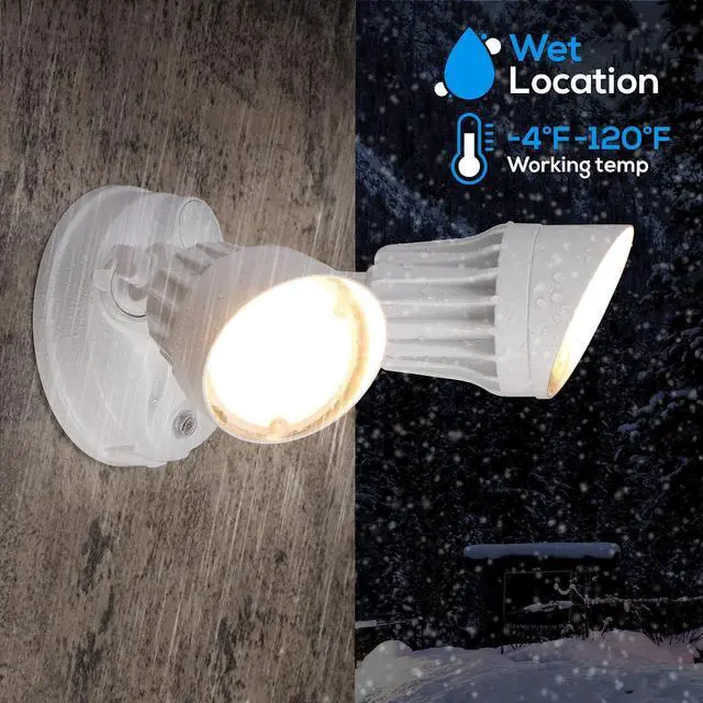 Alt view image 5 of 7 - LEONLITE 3CCT Dusk to Dawn LED Security Lights with Photocell, White
